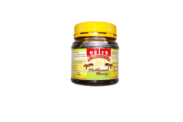 QUICK HEALTH HONEY 300G SQUEEZE JAR