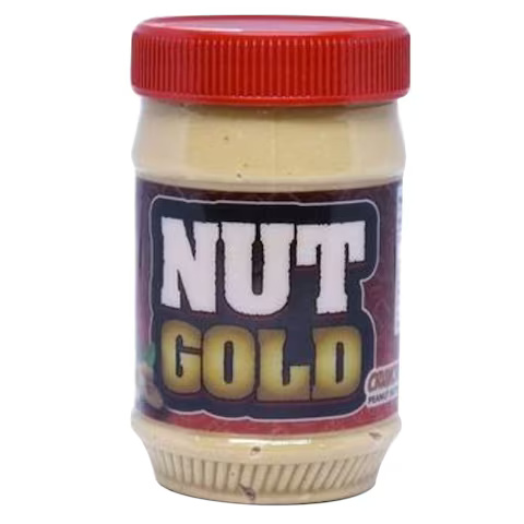 NUT GOLD PEANUT BUTTER 500G/400G CRUNCHY