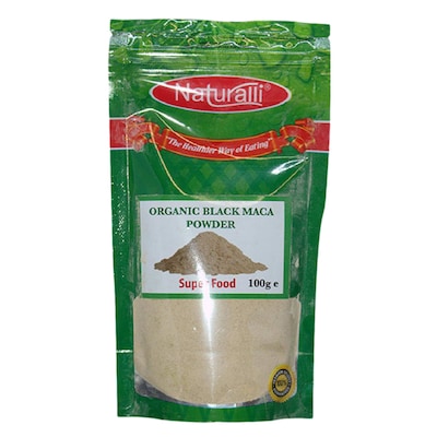 NATURALLI ORG BLACK MACA POWDER 100G