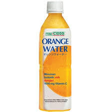 YOU C-1000 ISOTONIC ORANGE WATER 500ML