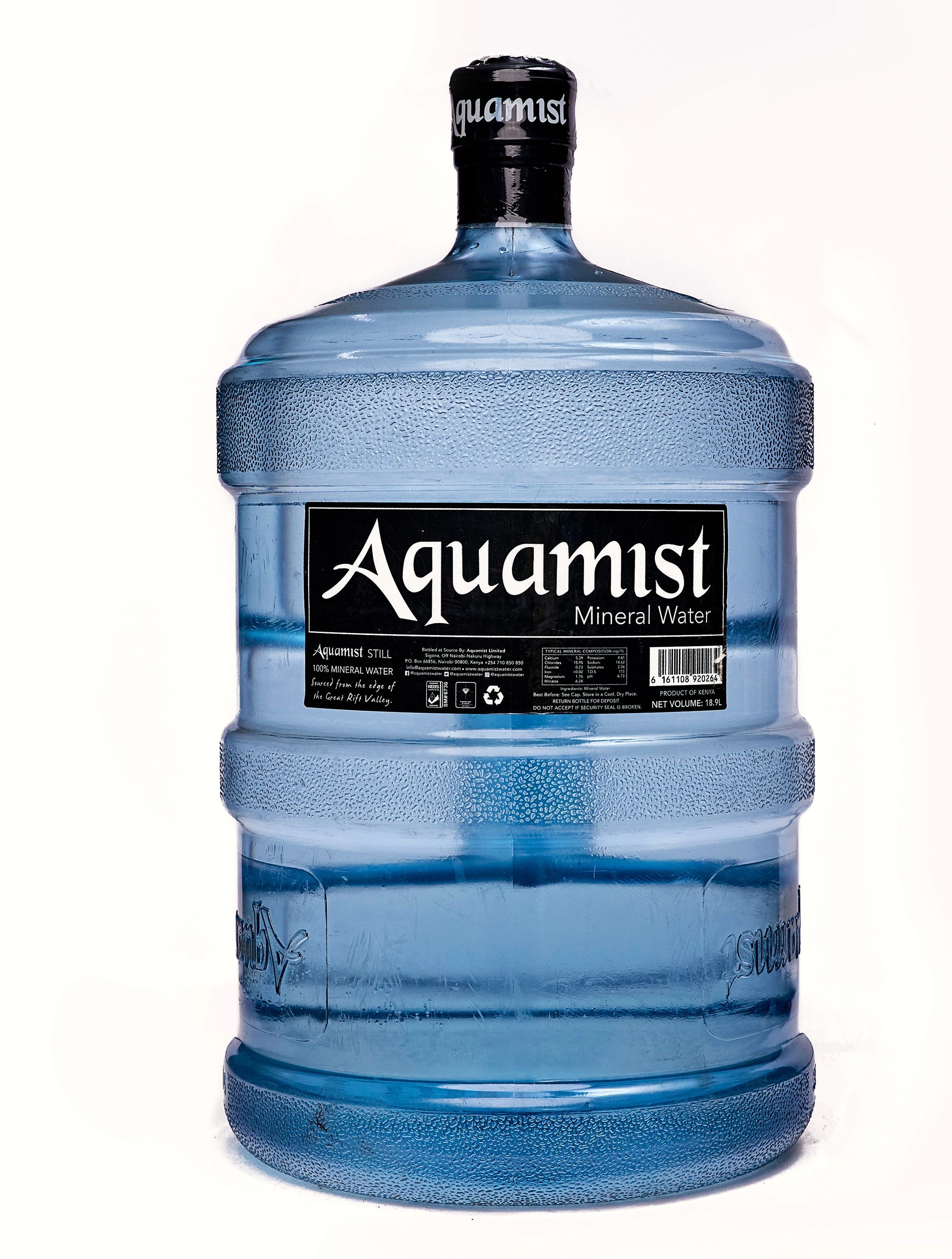 AQUAMIST MINERAL WATER 18.5L NON RET.