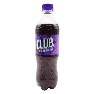 CLUB SODA BLACKCURRANT 500ML PET