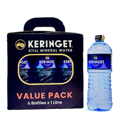 KERINGET MINERAL WATER 1L 6PCK