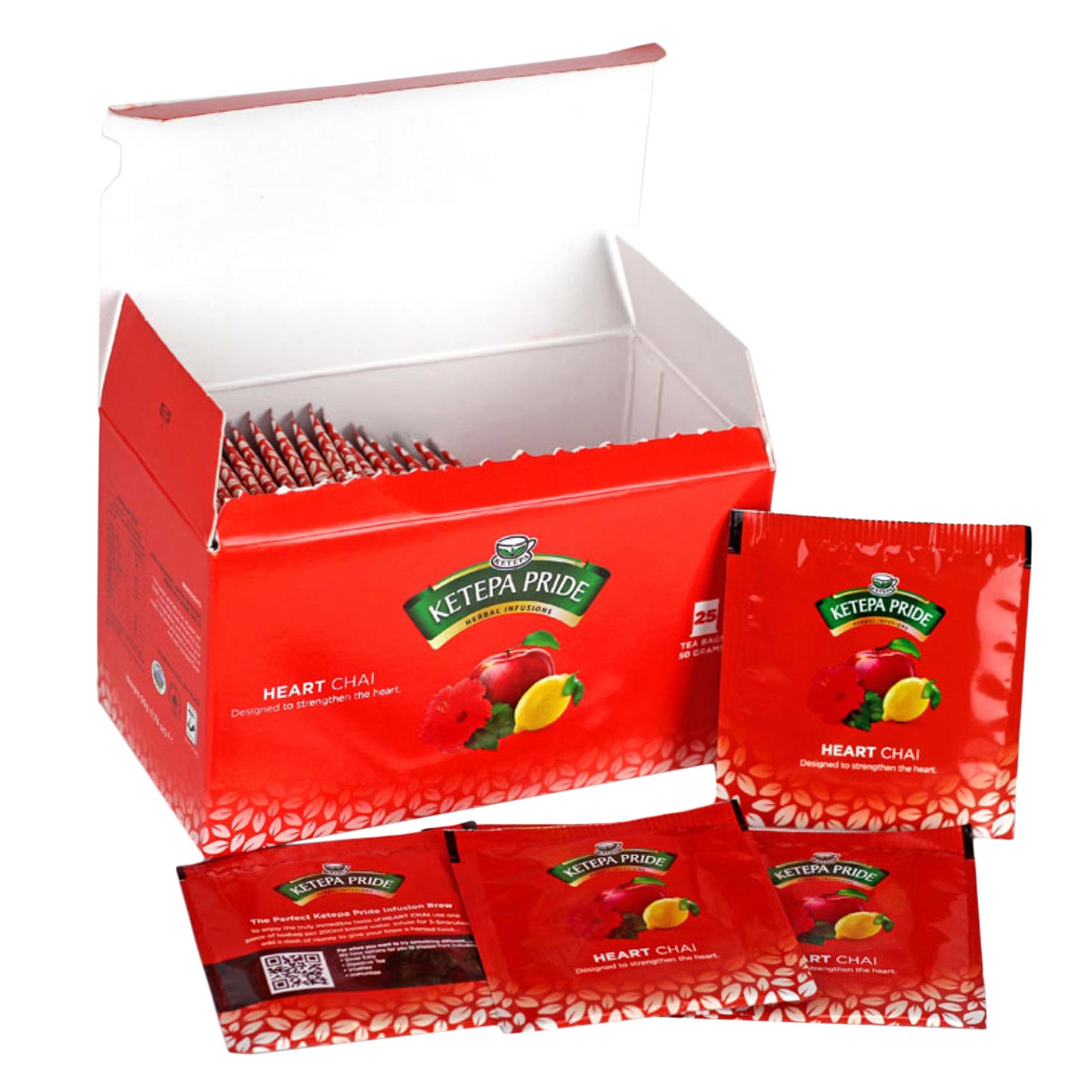 KETEPA HEART CHAI TEA BAGS 25S