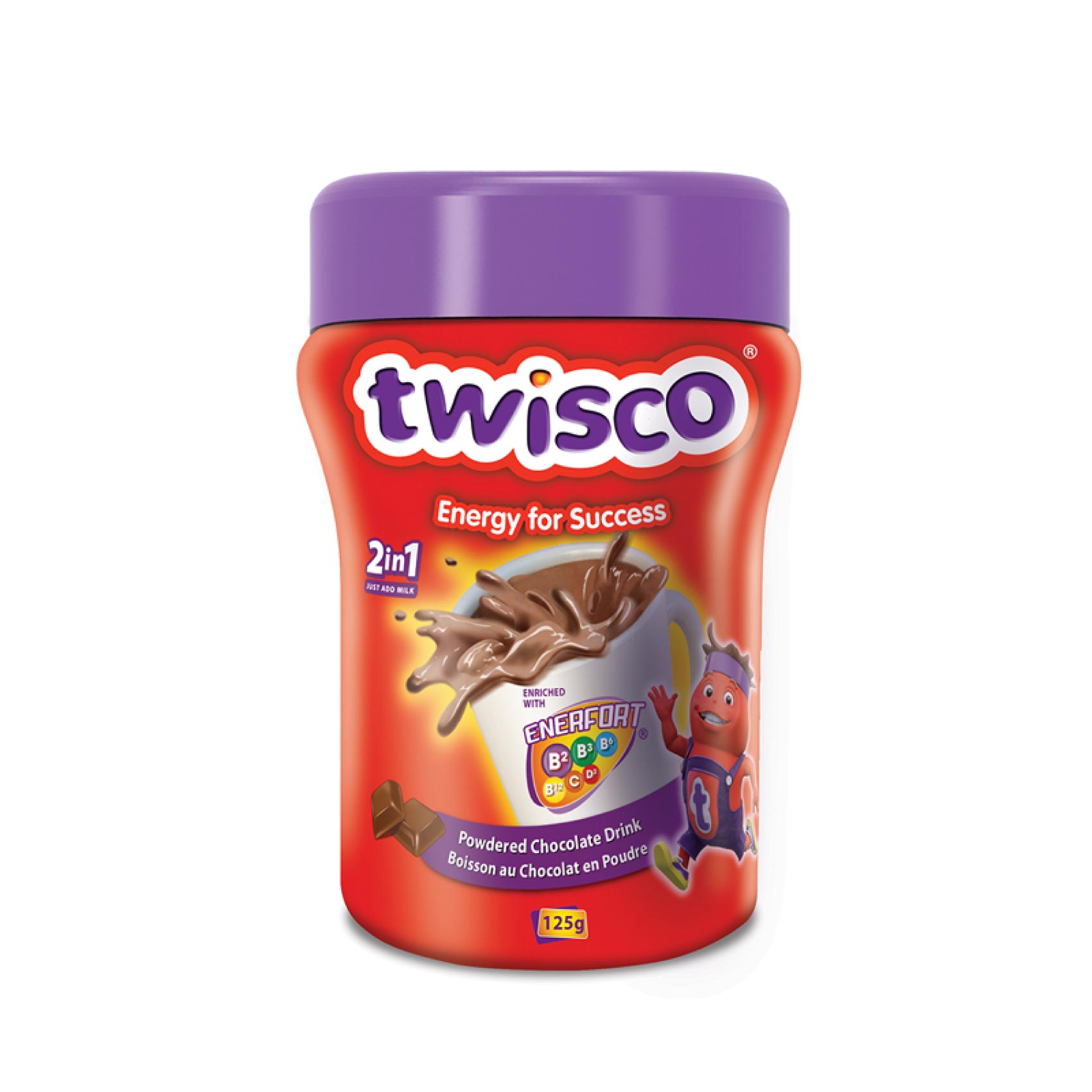 TWISCO DRINKING CHOCOLATE 2IN1 125G
