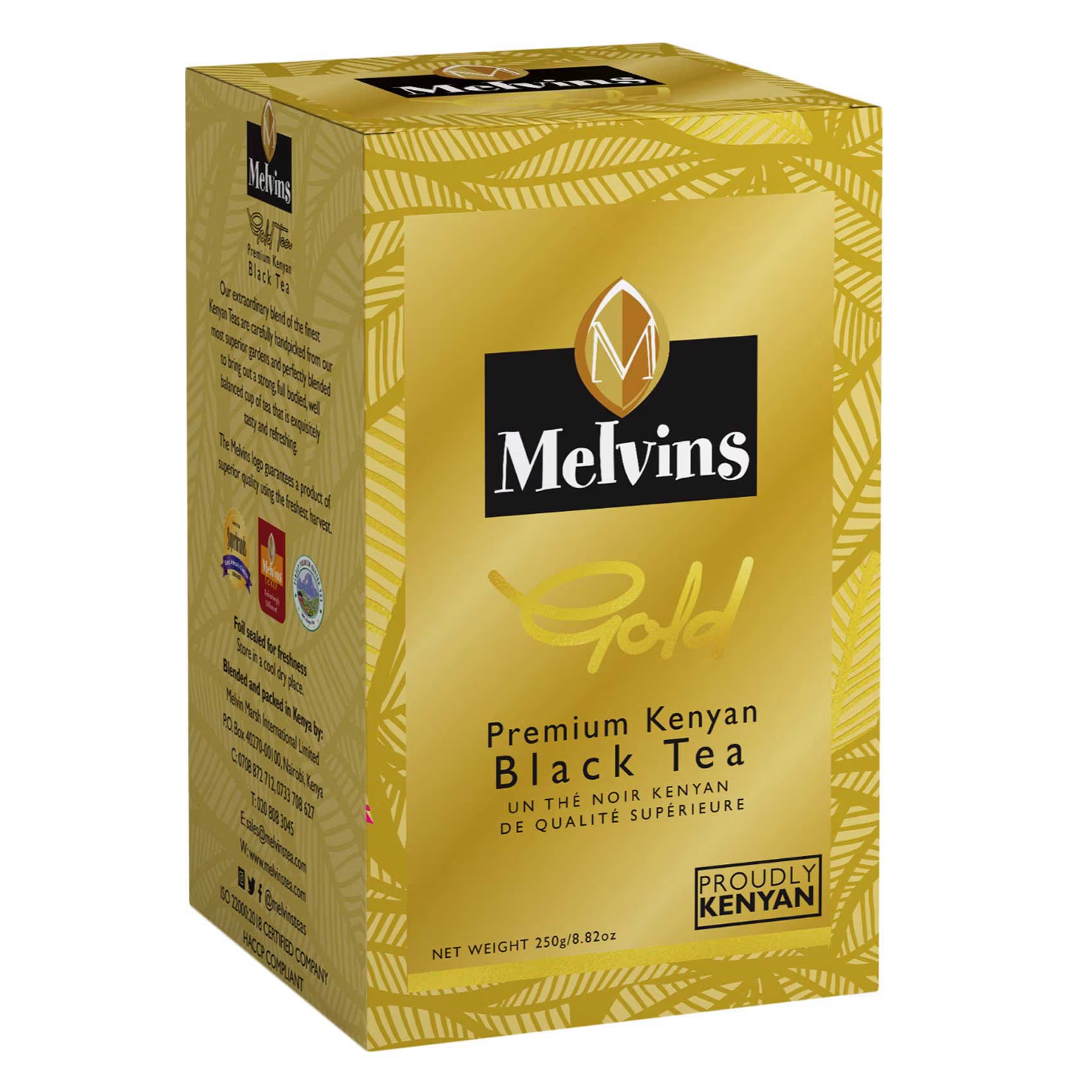 MELVINS GOLD PREM BLK TEA 250G