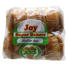 MUFFIN PLAIN 6 PACK 300G J/SUPER