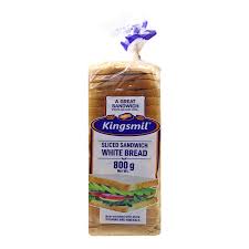 KINGSMIL SLICED SANDWICH WHITE BREAD 800G