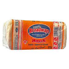 BROADWAY WHITE BREAD 600G