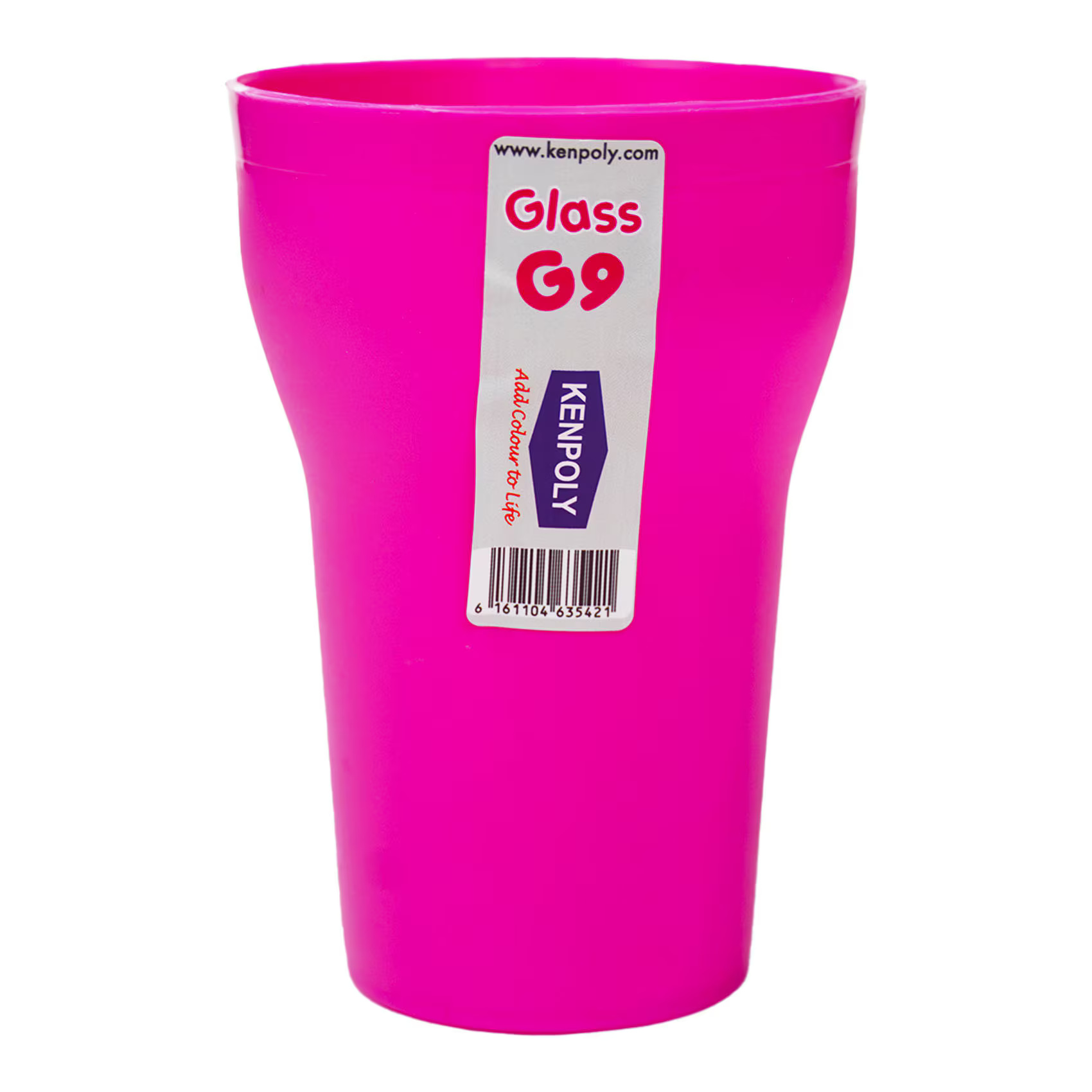 PLASTIC GLASS #G9 CLEAR KENPOLY