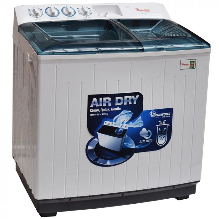 RAMTONS WASHING MACHINE TWIN TUB 12KG RW/155