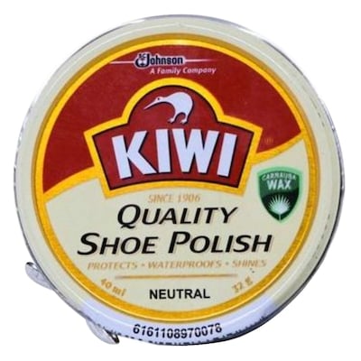 KIWI SHOE POLISH NEUTRAL 40ML
