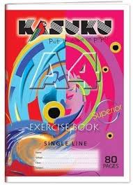 KASUKU EX BK SUPERIOR A4 80PGS SLN C/BOARD