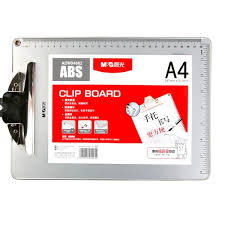 M&G CLIP BOARD TRANSPARENT A4 929WH